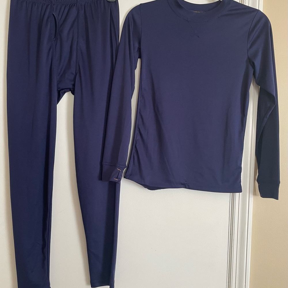 Boy’s Climatesmart Base Layer Top & Bottom Blue XL